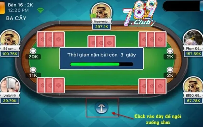 Ba cây 789Club: Game bài kiếm tiền nhanh nhất