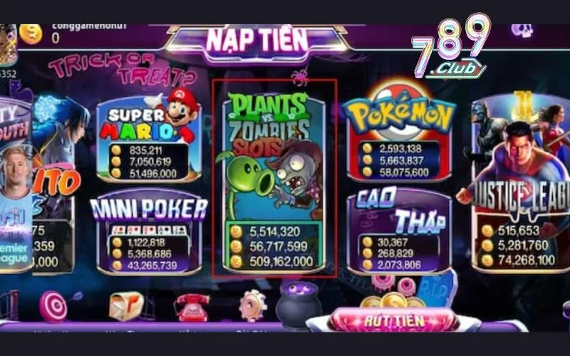 Super Mario 789Club nổ hũ nhanh tay tiền về ngay ví