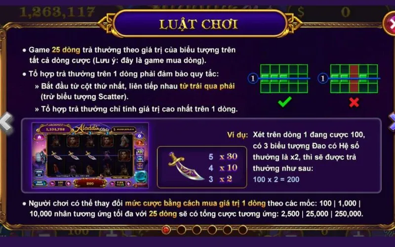 Bí kíp nổ Hũ giá trị siêu lớn tại Aladdin Slots 789Club