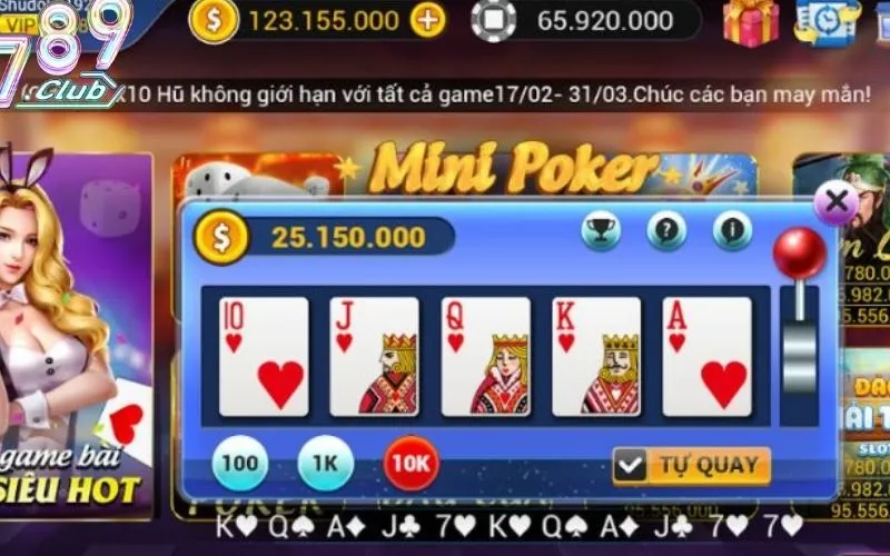 Mini Poker 789Club: Chiến thuật chơi hiệu quả ăn tiền