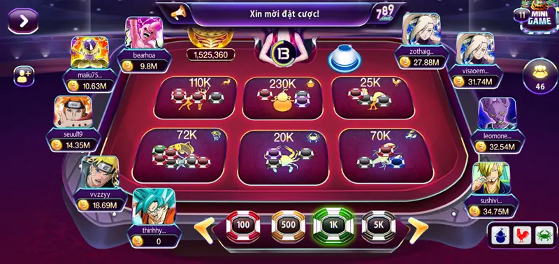 Tính năng nổi bật trong Bầu Cua 789club