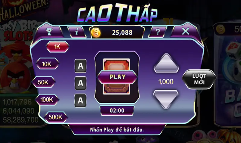 Cẩm nang cược Cao Thấp luôn thắng tại 789club