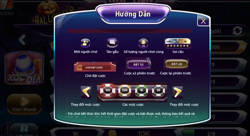 Tính năng đặc biệt trong Xóc Đĩa tại 789club